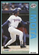 1992 Fleer #616 Jose Mota San Diego Padres Baseball Card