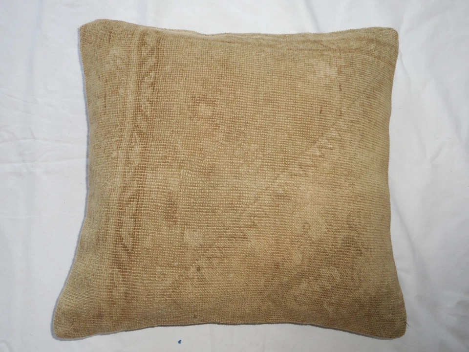 Funda Almohada Alfombra Única 16x16" Funda de Alfombra Cremallera Oculta Increíble Trabajo Foto 3 de 4