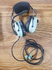 David Clark H10-13s Stereo Aviation Pilot Headset Dual Plug