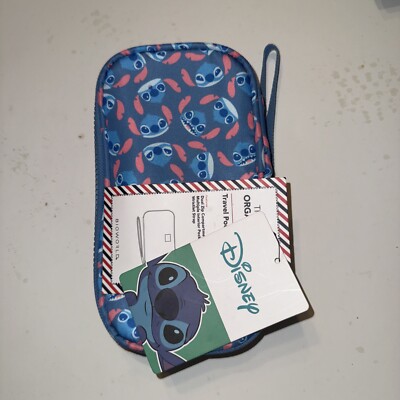 Bioworld Disney Stitch Travel Organizer. New With Tags  DUAL ZIP