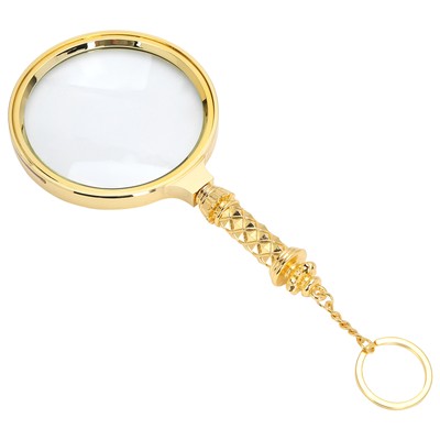 5X Magnifying Glass 90mm Handheld Magnifier Mit Schlüsselanhänger Für Den He FAT