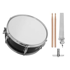 12" Snare Drum with Drumsticks Drum Percussion Instrument for Beginners O5Y9