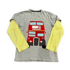 Mini Boden Double Decker Bus Appliqu  Tee 9/10