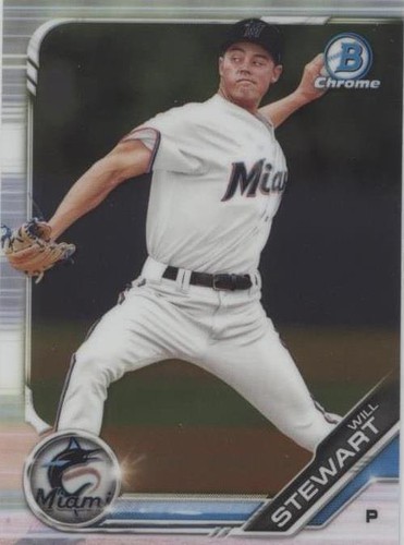 2019 Bowman Chrome Draft Baseball Brock Deatherage RC Refractor