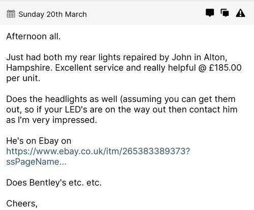 Aston Martin DB9, Vantage & Rapide Rear Light Unit Repair Service - Picture 10 of 11