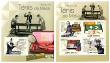 STH515 Guinea-Bissau 2012 MNH 2 Sheets - Sports TABLE TENNIS