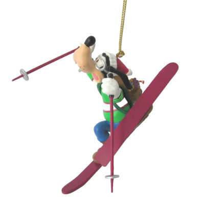 NEW Disney Christmas Magic Goofy Skiing Ornament 26231-109 Grolier Collectible