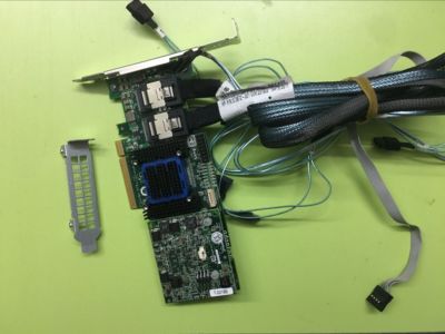 Adaptec Raid Controller ASR-6805T 8 Ports PCIE2 x8 512MB+2*8087 SATA 50CM