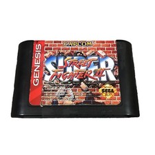 Super Street Fighter II Sega Genesis Game Cart Capcom Loose Tested Working