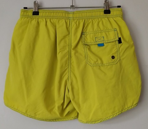 Pantalones Cortos de Natación Hugo Boss Para Hombre Pequeños Amarillo Azul Langosta Natación Informal Cordón - Imagen 2 de 17
