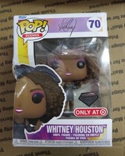 FUNKO POP  WHITNEY HOUSTON 70 DIAMOND COLLECTION --BOX dented-- bx153