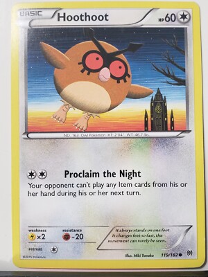 hoothoot pokemon card full art Trainer Gallery Astral Radiance TG12/TG30, NM Pokemo Colorless Artist Pokemon TCG Hoothoot XY BREAKthrough