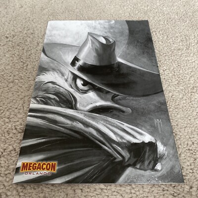 DARKWING DUCK #1 MASTRAZZO MEGACON 2023 B&W VIRGIN VARIANT!!!!
