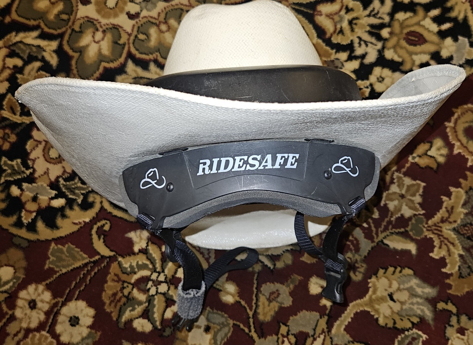 Resistol RideSafe Western Straw Cowboy Hat Helmet eBay