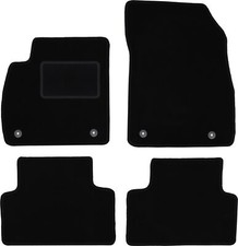 Schwarze Velours-Fußmatten für: Opel Zafira C Minivan (2012-2018)