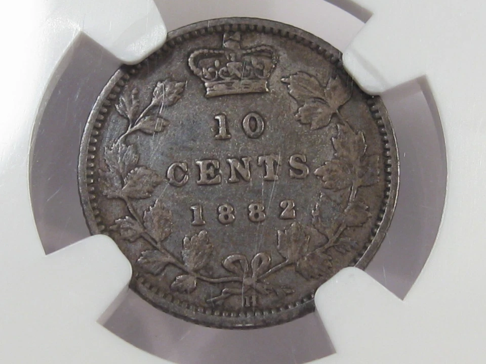 VF 1882-H 10¢ Ten Cent CANADA NGC VF20. #46 - Image 4 of 4