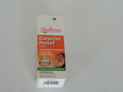 Similasan Earache Relief Ear Drops 10 ml Natural Homeopathic Chamomile Exp 09/26