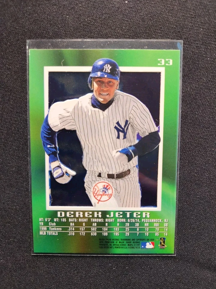 1997 Skybox EX 2000 Derek Jeter #33 - Image 2 of 2