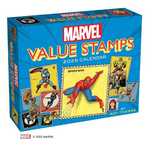 Marvel Value Stamps 2025 Day-to-Day Calendar by Marvel Entertainment