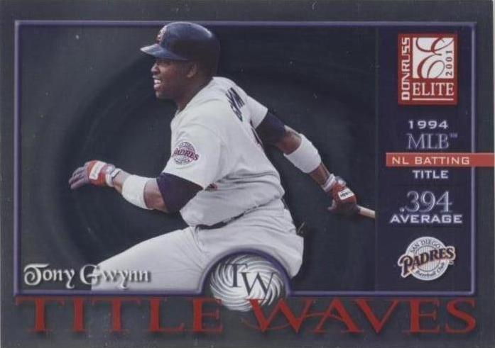 2001 Donruss Elite - Tony Gwynn #TW-1 - 1 of 1