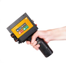 Handheld Inkjet Printer Date QR Barcode 4.3'' Touch Screen 600DPI DIY 2-12.7mm