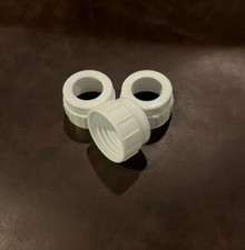 NEW - NEVER USED Dr. Brown  s Baby Bottle Collars - Standard - White - 3 Included