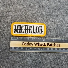 Vintage Michelob Patch Beer Tab Work Uniform