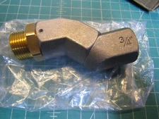 1 Fuel Hose Swivel ¾’ x ¾” 360 Rotating Connector for Fuel Transfer Pump Nozzle