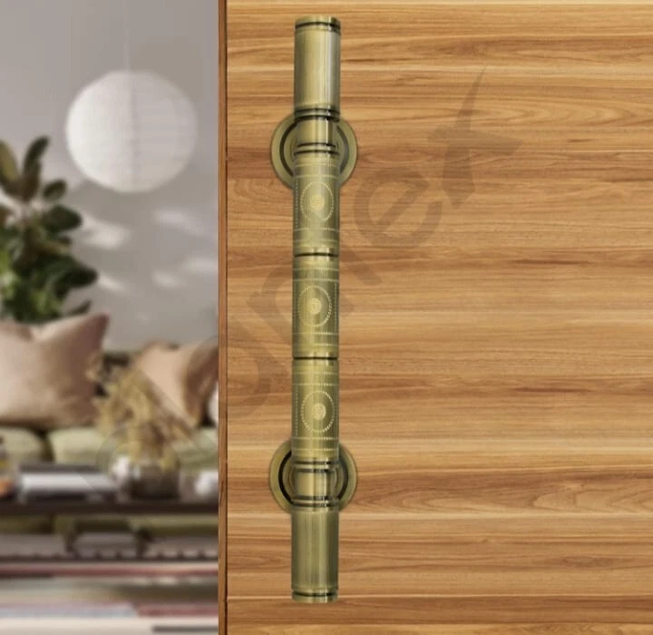 Brass Main Door Pull Push Handles for Wooden & Glass Doors - Image 2 of 4