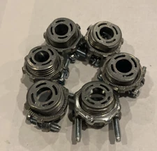 10 Halex 4D L57 DRY LOC 3/8" Conduit-Box 2 Screw Squeeze Clamp Connector Fitting