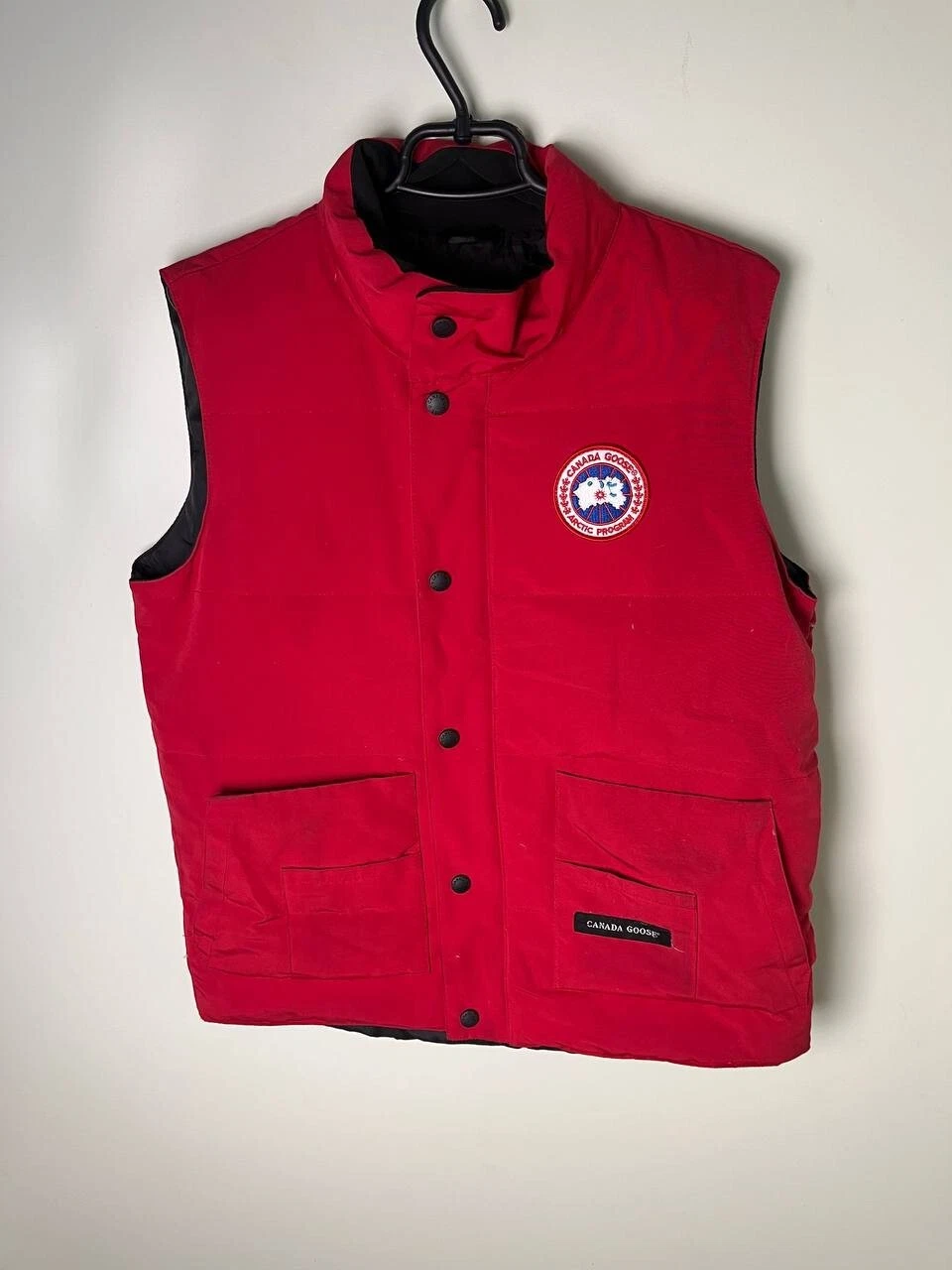 Gilet Canada Goose colore rosso taglia S