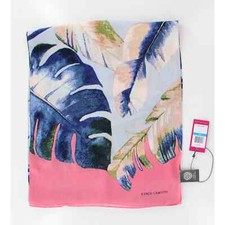 Vince Camuto Tropical 14" x 68" Silk Blend Oblong Scarf VC3009V