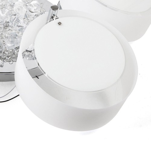 Lampadario moderno RGB LED cristallo luce soggiorno plafoniera + telecomando - Foto 5 di 12
