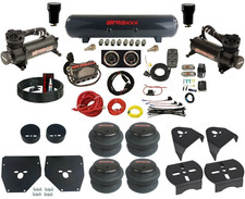 Airmaxxx 38 Manifold Black Air Ride Suspension Kit Fits 1973-87 Chevy C10 2wd Airmaxxx 38 Manifold Black Air Ride Suspension Kit Fits 1973-87 Chevy C10 2wd