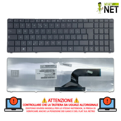 Tastiera ITALIANA compatibile con Asus 0KNB0-6221IT00 04GN0K1KIT00-1