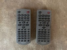 LOT OF 2 GENUINE TOSHIBA DVD PLAYER REMOTE CONTROL SE-R0127 V6-4 3 x