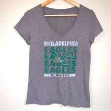 Philadelphia Eagles NFL Football T Shirt Top Womens Philly Tee Birds Gear Spring