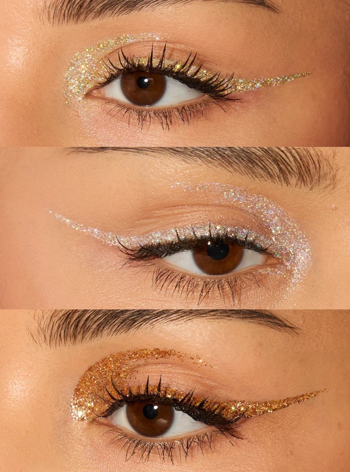 Half Magic Glitterphoria Trio, sombra de ojos brillante, tonos más vendidos Foto 3 de 4