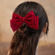 Bow Hair Clip Bow Hairpin Bowknot Barrettes for Wedding Party