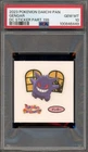 Pokemon Gengar Daiichi Pan DC Sticker Part 199 PSA 10 Gem Mint