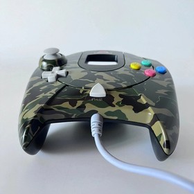DC Controller Camouflage Camo HKT-7700 Complete Box Set SEGA Dreamcast Excellent