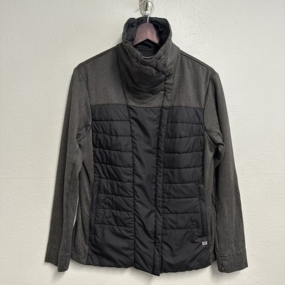 Helly Hansen Women s Astra Jacket Primaloft Insulated Gray & Black Warm Sz Large