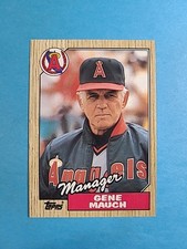 Gene Mauch 1987 Topps Baseball Card # 518 J8971
