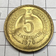 Chile 1970 5 C Coin