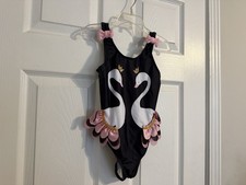 Unbranded Kids Sz 6y Black Swimsuit