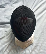 Allstar Fechtmaske FIE/CE Gr. M M2009 Unisex Erwachsene, Schwarz/Wei&szlig;/Rot