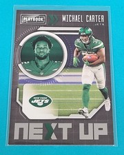 2021 Playbook Next Up #NXT-MCA Michael Carter New York Jets FOOTBALL Card K6