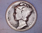 1924-S Mercury Head Silver Dime  **217-6