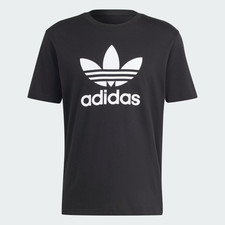 Adidas Mens Adicolor Trefoil Tee Black Size Medium