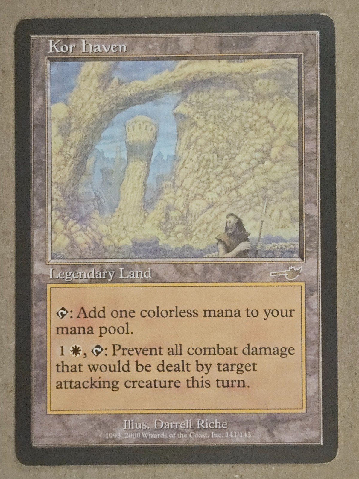 Kor Haven - Nemesis - Lightly Played close to NM | MTG